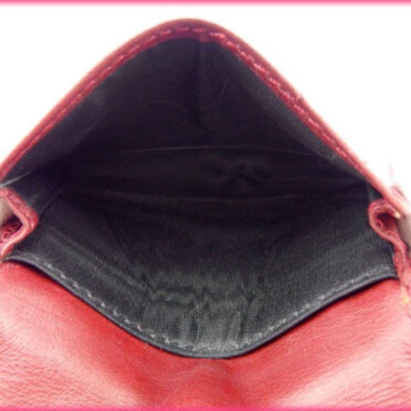 Authenticity guaranteed Used Chloe Card Case Red Woman - Picture 5 of 6